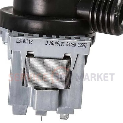 Ariston Indesit Whirlpool washing machine Drain pump (assembled) (separate pins)