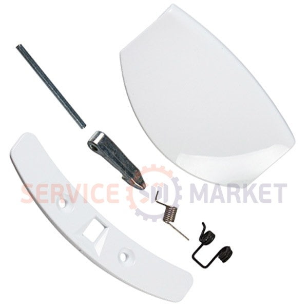 Door (hatch) handle assembly for AEG washing machine white