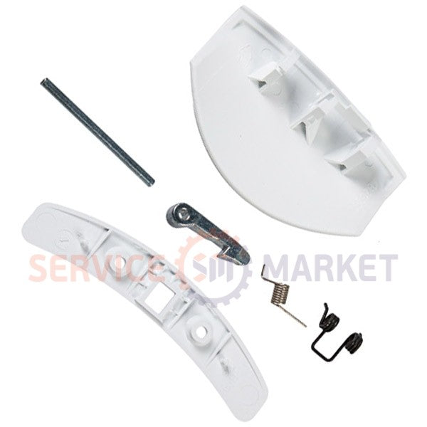 Door (hatch) handle assembly for AEG washing machine white