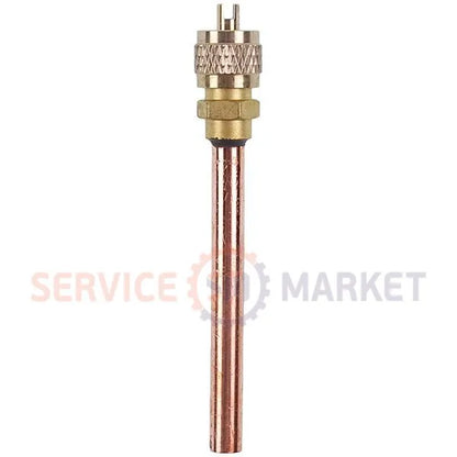 Filling nipple Schrader valve with 6mm (1/4") tube for soldering