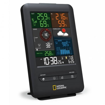 Weather station National Geographic Weather Center 5-in-1 256 color Black (9080500)