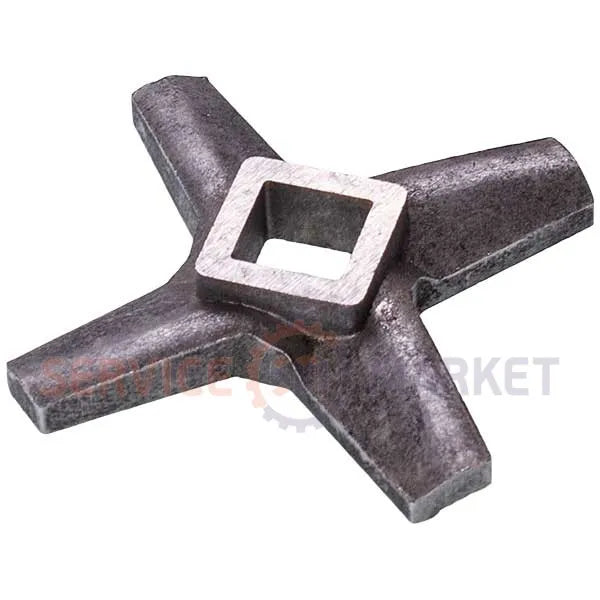 Zelmer meat grinder Knife 00755469 NR8 86.3107 D54 h9 Hole=10x10mm