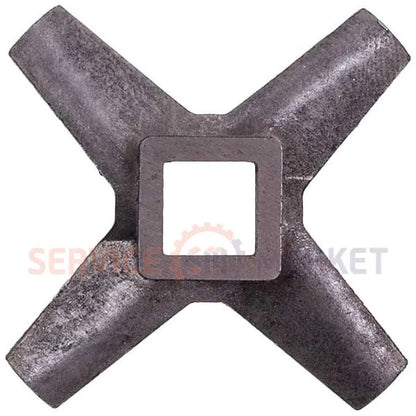 Zelmer meat grinder Knife 00755469 NR8 86.3107 D54 h9 Hole=10x10mm