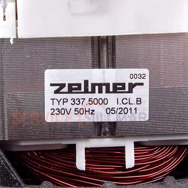 Motor for washing vacuum cleaner D=146/78mm H=74/179mm 1600W (with protrusion) 337.5000 Zelmer