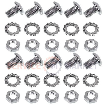 Whirlpool, Electrolux, Zanussi washing machine support bolts 10 (pcs) stainless steel