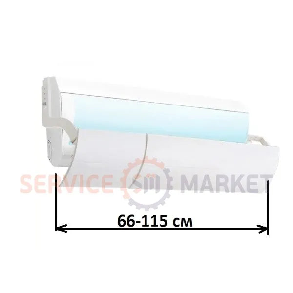 Захисний екран (дефлектор) розсувний (L=660-1150mm) для внутрішнього блоку кондиціонера