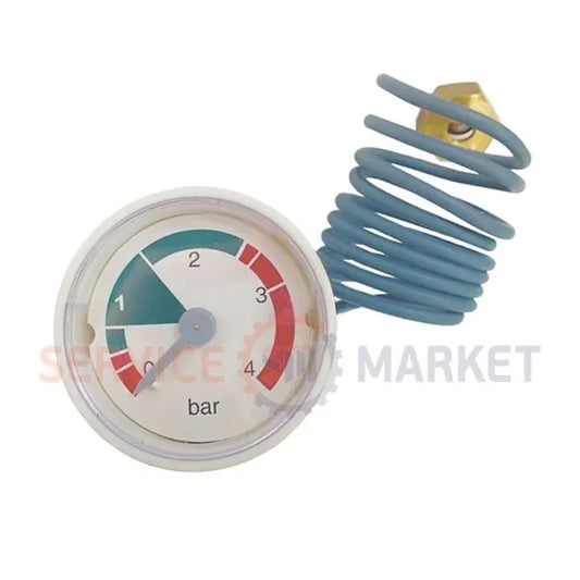 Pressure gauge D=40 mm for gas boiler Baxi Eco-3/Four, Main, Westen Pulsar, Quasar, Star Digit, Roca Neobit 9951650