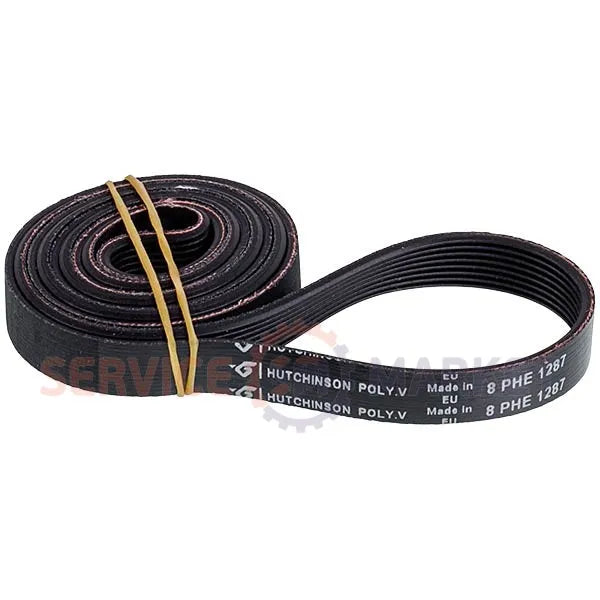 Electrolux, Rex, Zanker, Privileg, Quell, Zanussi washing machine drive belt 1287 H8