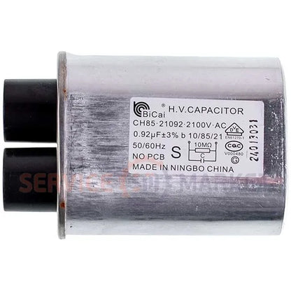 Capacitor HV for microwave oven Electrolux 4055372876 0.92uF CH85 21092 2100V