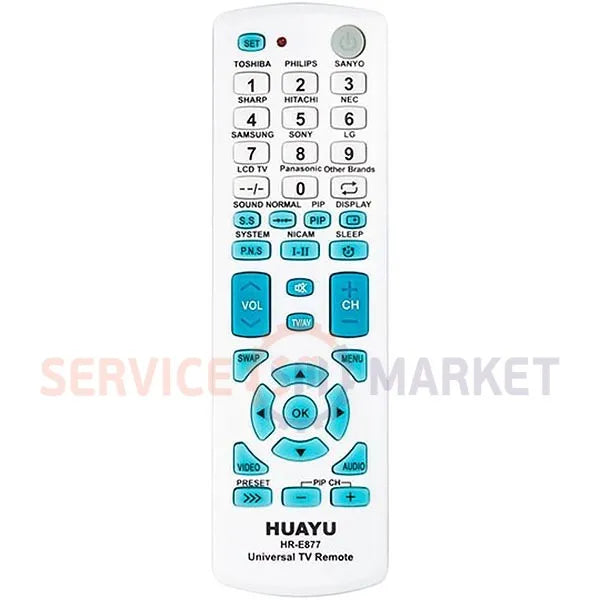 HUAYU TV Universal Remote Control (HR-E877)