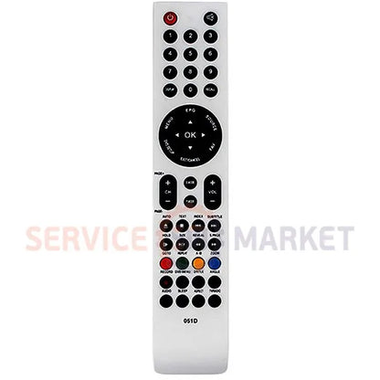 TV remote control 051D WHITE Shivaki