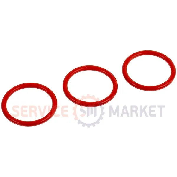 Set of O-Ring gaskets for the thermoblock for DeLonghi coffee machine 43x35x4mm (3 pcs.) orange
