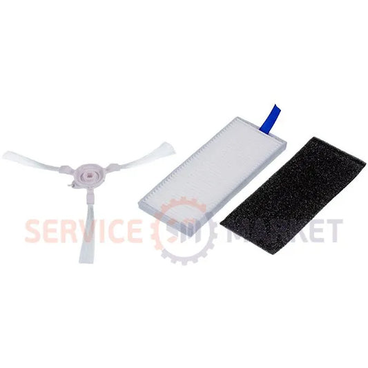 HEPA filter set + brushes for Rowenta Explorer Serie 75 ZR762000 robot vacuum cleaner