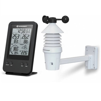 Weather station Bresser 3-in-1 Profi Wind Gauge Black (7002531)