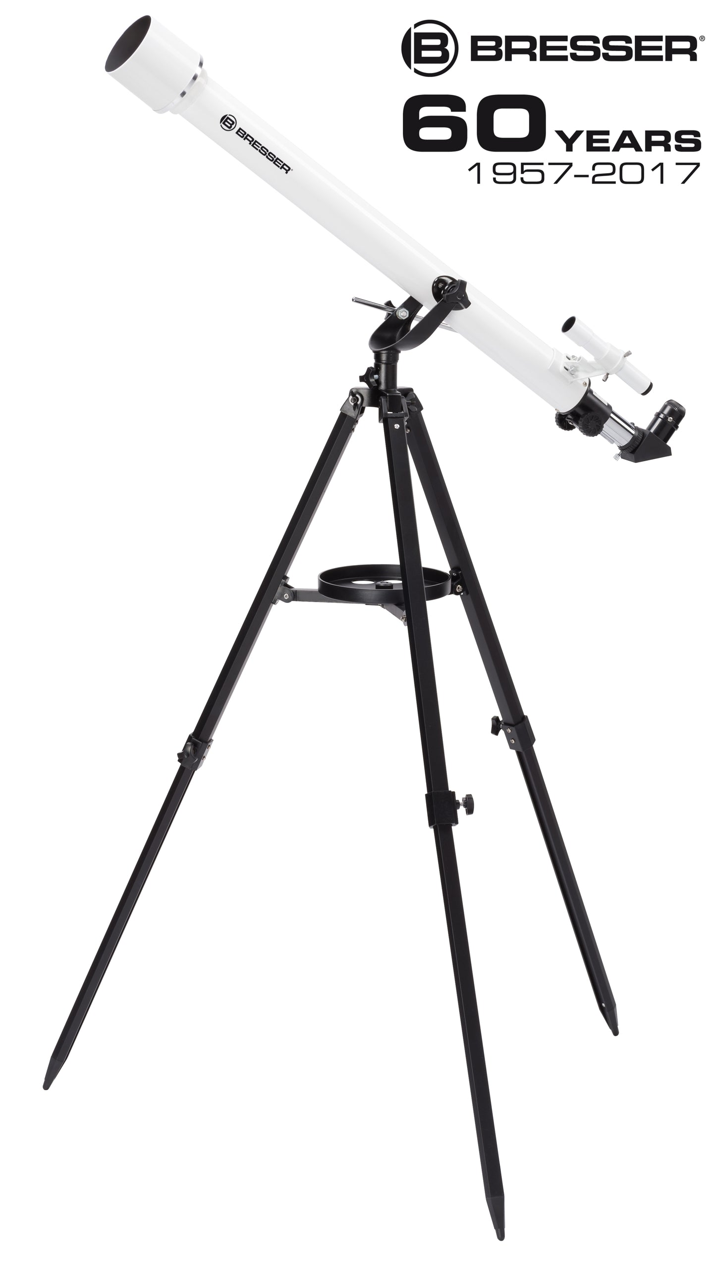 Bresser Classic 60/900 AZ Refractor Telescope with Smartphone Adapter (4660900)