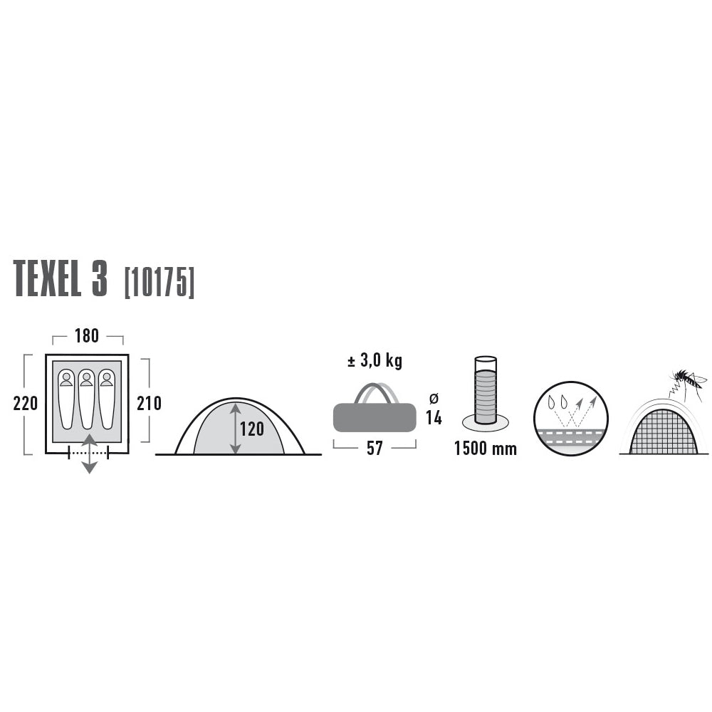 High Peak Texel 3 Blue/Grey (10175)