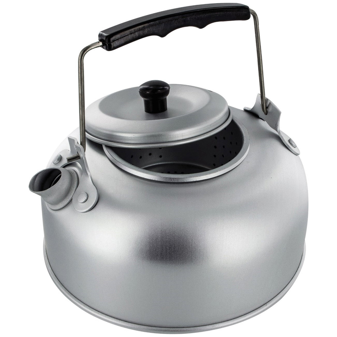 Highlander Camping Kettle 960ml Silver (CP125)