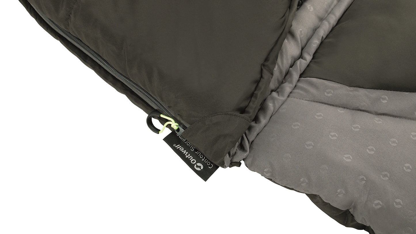 Sleeping bag Outwell Contour Supreme Reversible/-4°C Coffee Left (230369)