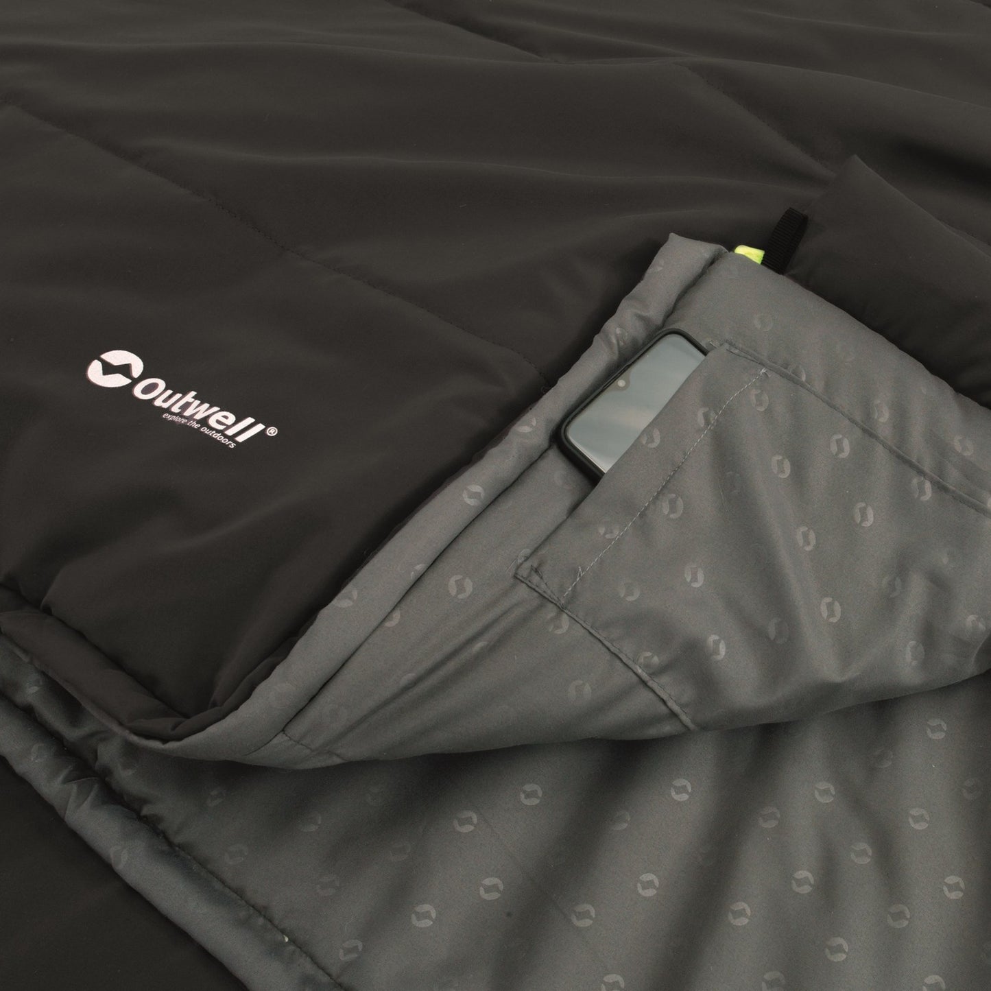 Sleeping bag Outwell Contour Reversible/+2°C Midnight Black Left (230300)