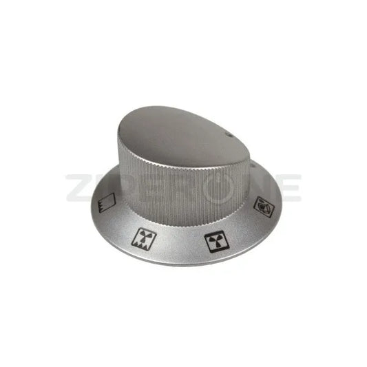 Oven mode control knob for Gorenje stove silver