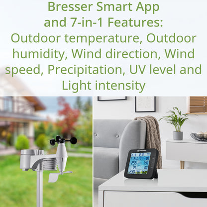 Weather station Bresser Smart Home 7-in-1 Weather Center ClimateConnect (7003600CM3000)