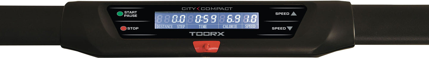Running track Toorx Treadmill City Compact Pearl White (CITY-COMPACT-W)