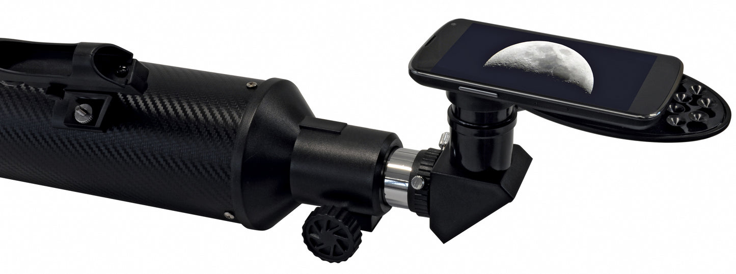 Bresser Taurus 90/900 NG Carbon telescope with Sony filter and smartphone adapter (4512909)