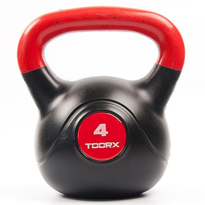Гиря вінілова Toorx PVC 4 кг Black/Orange (KRP-4)
