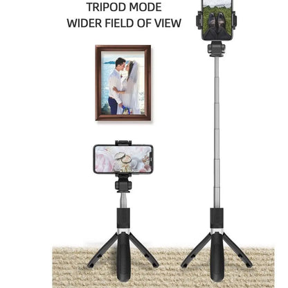 Selfie stand H1 Wireless Bluetooth remote Selfie Stick tripod monopod stand Phone holder 3 IN 1