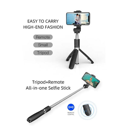 Selfie stand H1 Wireless Bluetooth remote Selfie Stick tripod monopod stand Phone holder 3 IN 1