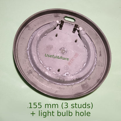 155 мм 3 шпильки под лампочку