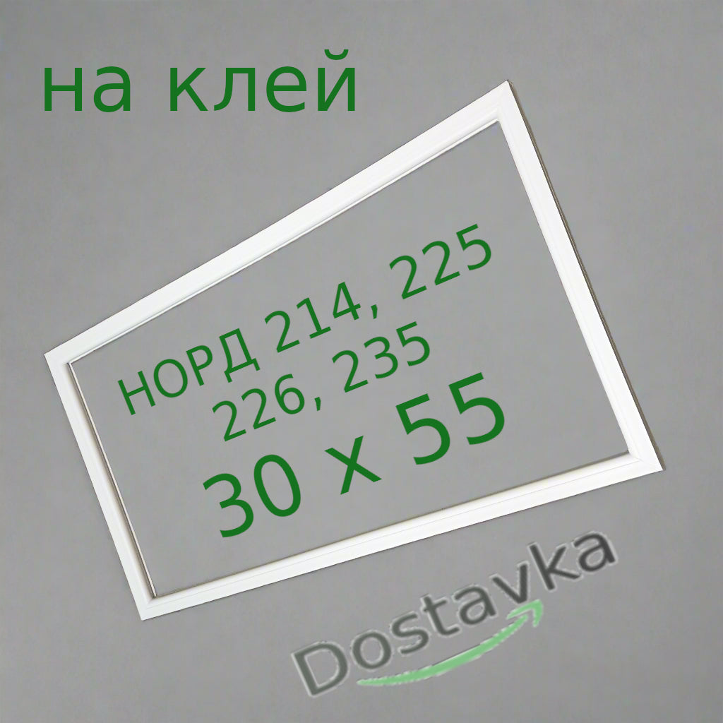 Seal 30x54.5 for the door of the small chamber of the refrigerator NORD 235