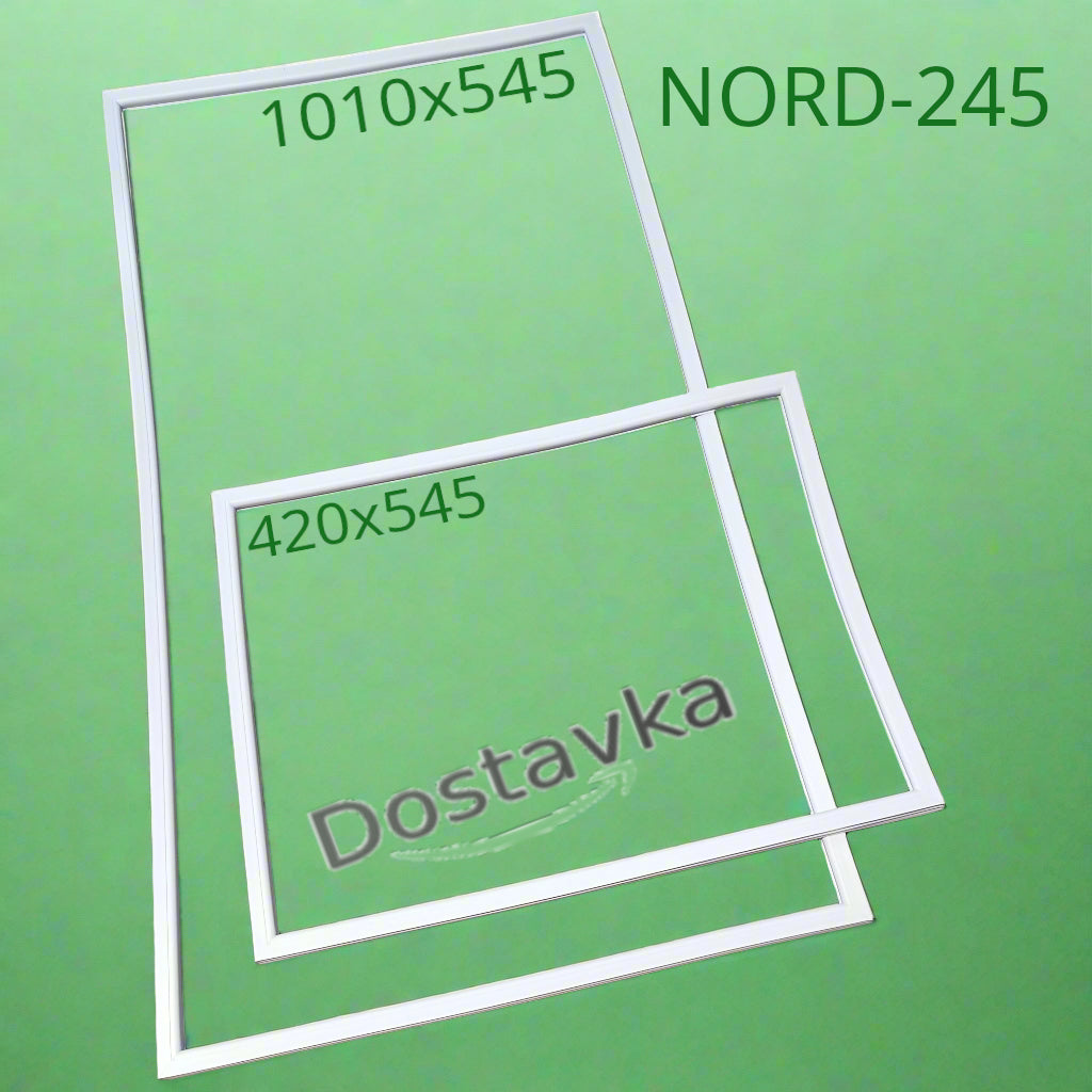 Set of seals 1010x545 420x545 for refrigerator doors NORD 245