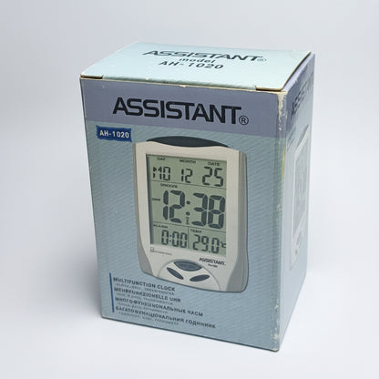 Assistant Multi-functional Clock AH-1020 (Thermometer, Hygrometer)