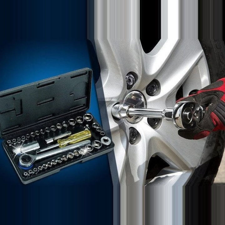 Aiwa 40pcs 1/4"& 3/8" комбинированные ключи