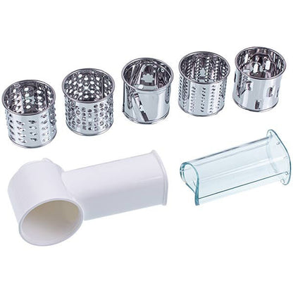 Set of vegetable cutter attachments for Moulinex XF990101 meat grinder