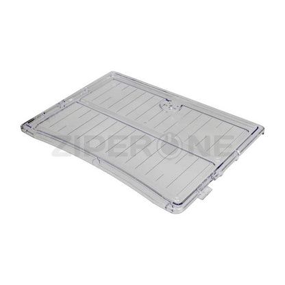 Shelf above the vegetable drawer in the Samsung refrigerator