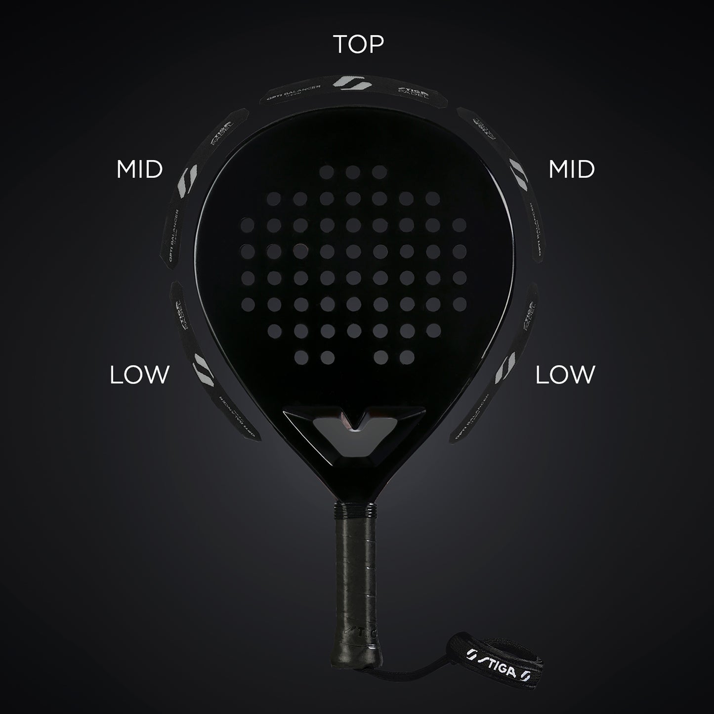 Балансувальна стрічка ракеток для падел тенісу Stiga Padel Opti Balancer 6-P (2909-0101-06)