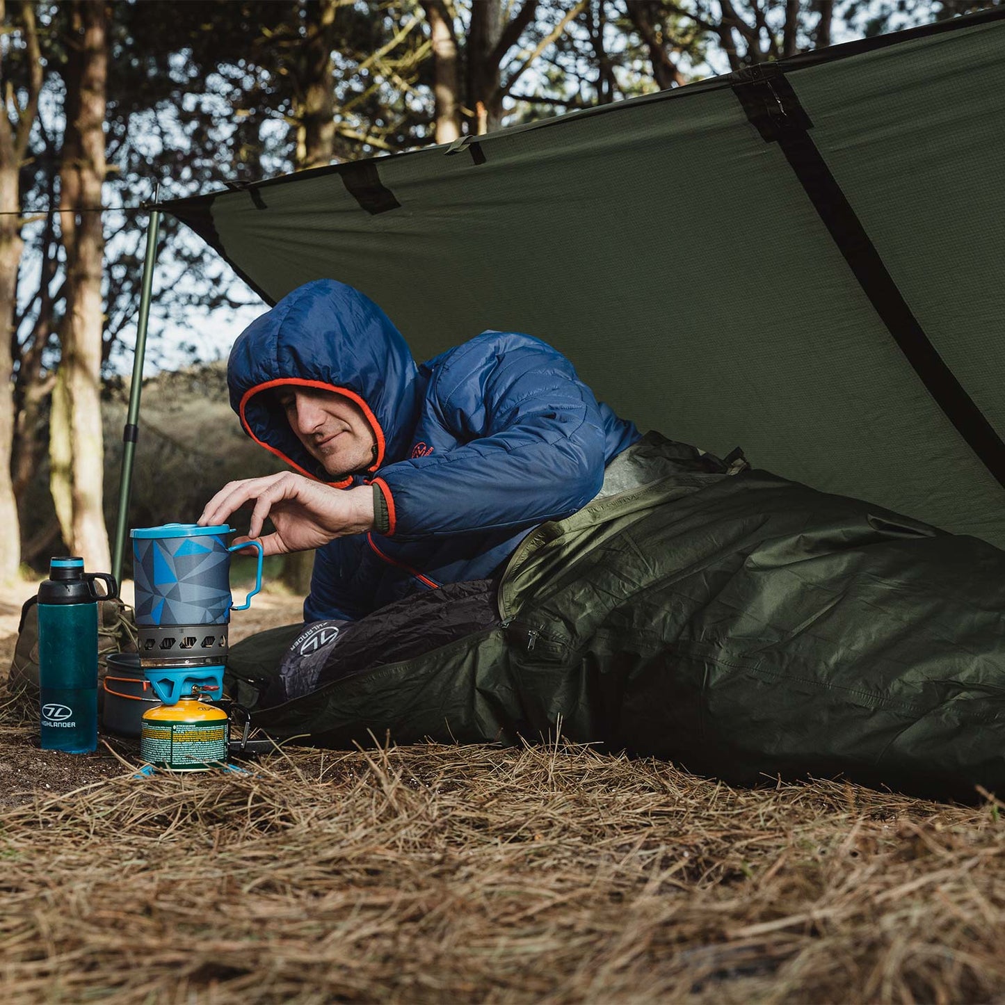 Bivvyak Highlander Hawk Bivvy Bag Olive (BIV001-OG)