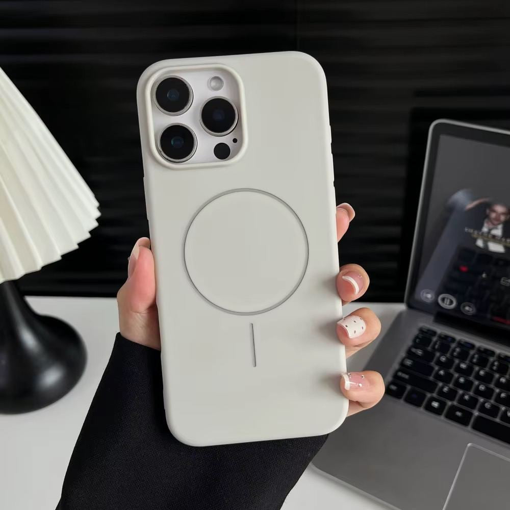 Накладка Чехлы Silicone Case HC with MagSafe — iPhone 17 Pro Max — White (9)