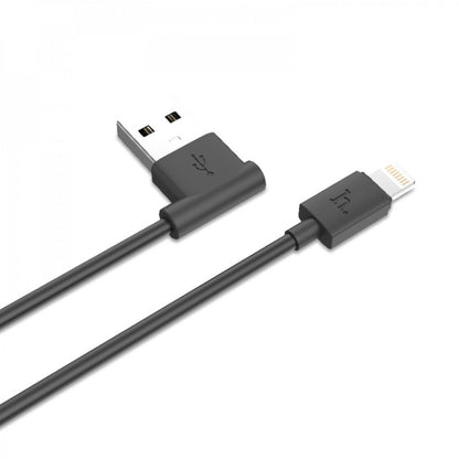 Lightning cable 2A (1.2m) Hoco UPL11 L-shape Black - Black