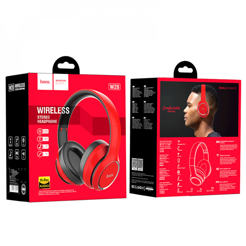 Bluetooth headphones Hoco W28 Journey – Black