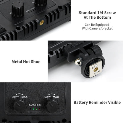 Лампа видеосвет LED Pro 600 RGB I panel light I 2 battery(4400mAh) I charger I carry bag I Remote