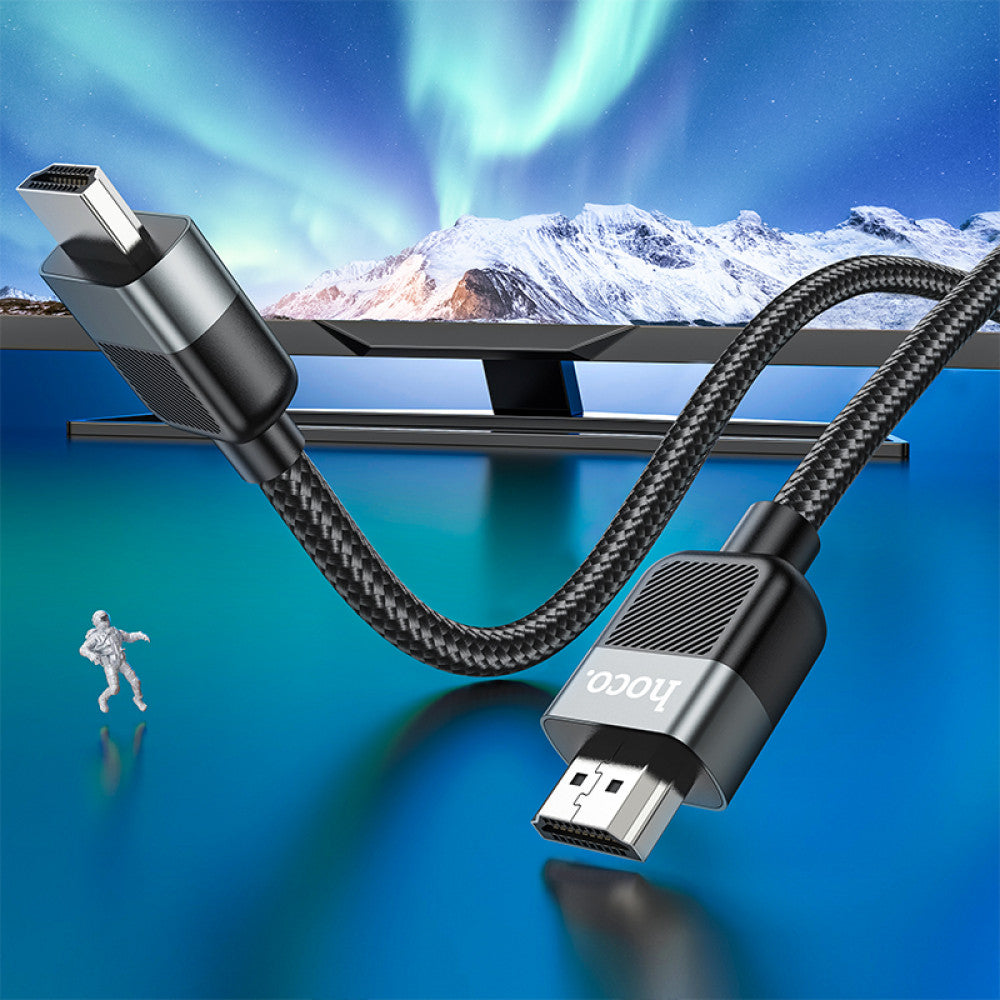 HDMI 2.0 Male to Male 4K HD Data Cable (1m) – Hoco US09 – Black