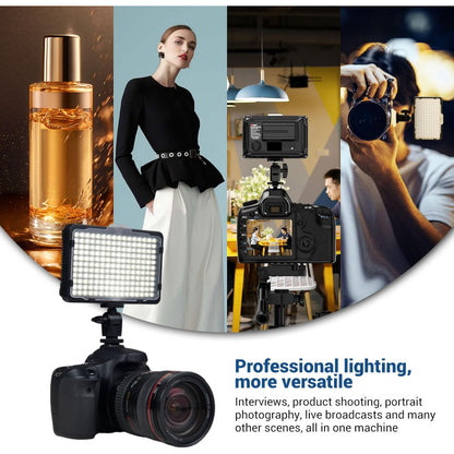 LED video light lamp PT-176S 11W LED175 color 3200-5600K + Battery + charger