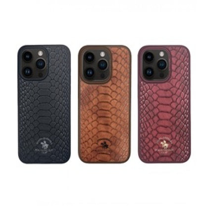 Polo Knight Leather Case iPhone 15 Pro Max — Black