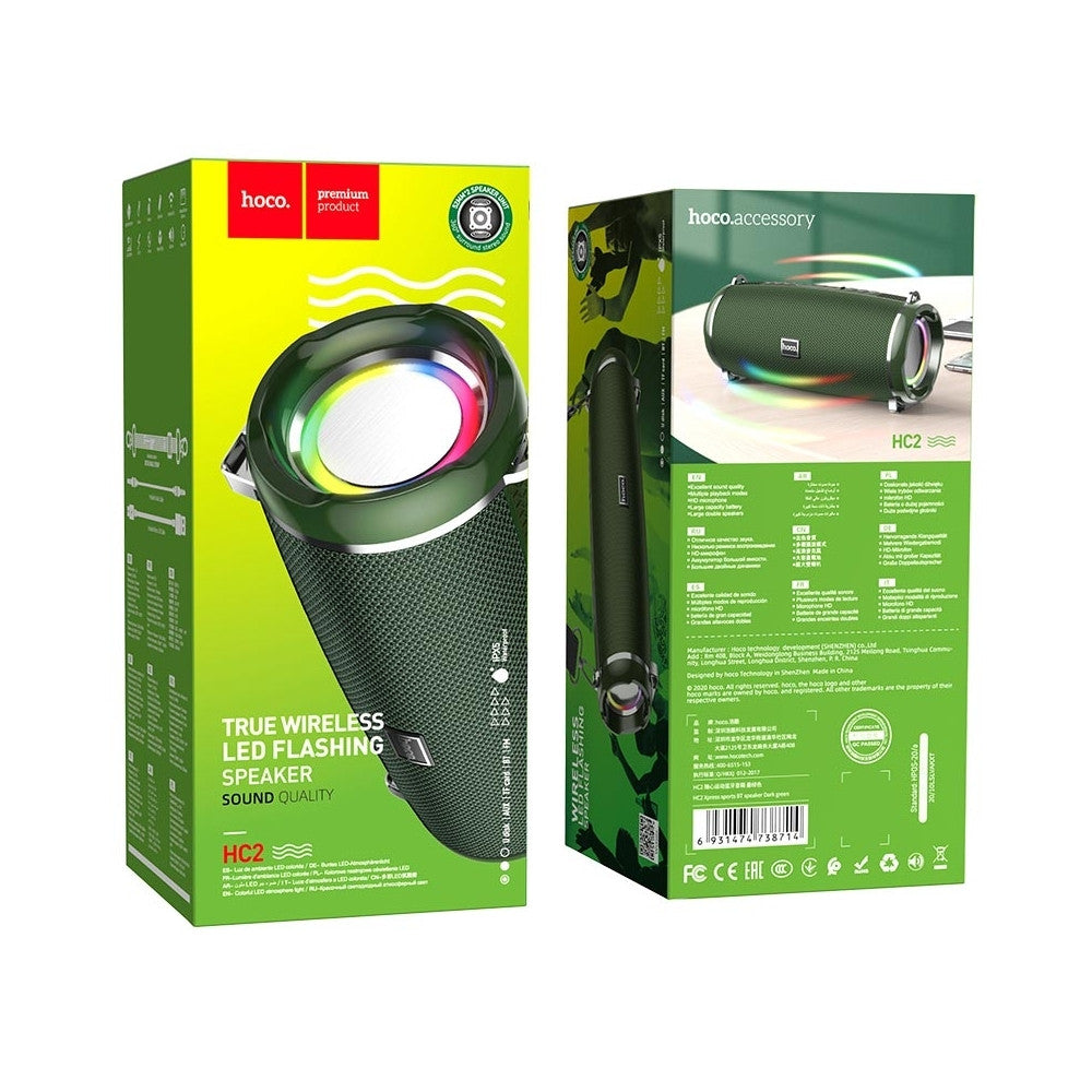 Portable speaker Hoco HC2 Xpress sports – Camouflage Green