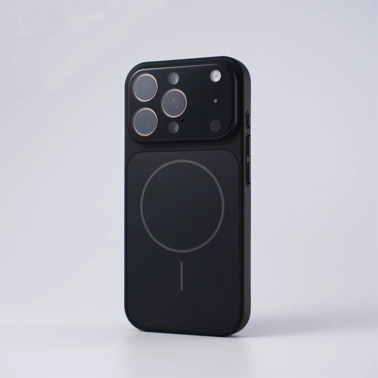 Накладка Чехлы AG Glass Case With MagSafe — iPhone 16 Pro — Black