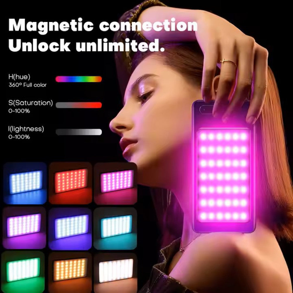 Накамерный видеосвет LED RGB — M20