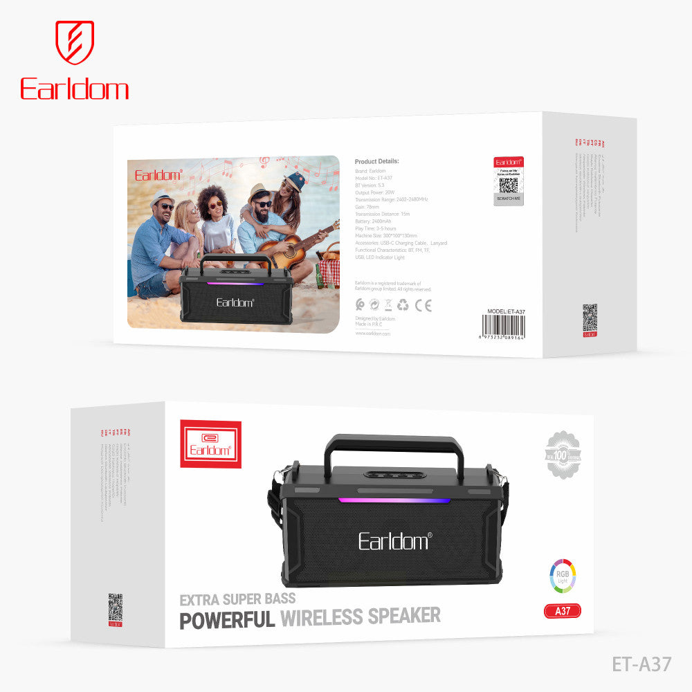 Портативна колонка Earldom ET-A37